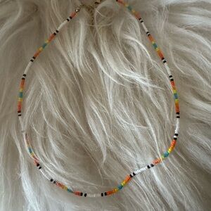 Multi colored beaded necklace FASHION JEWELRY